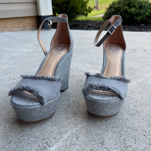Vince Camuto Shoes - Vince Camuto Denim Wedges